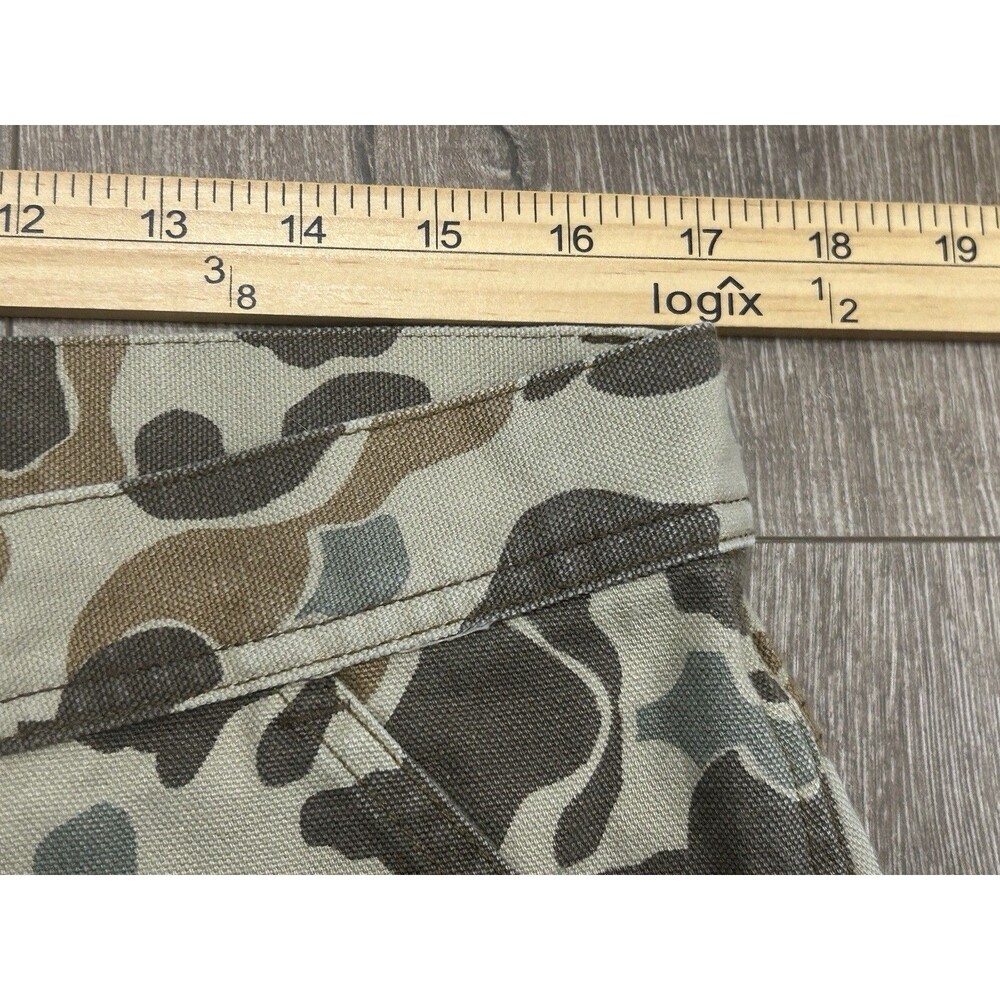 Wallace Barnes Duck Camo Pants Mens 34x30 Canvas Carpenter AB249 - Picture 10 of 11